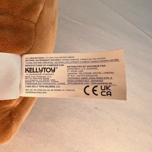 Squishmallow Avery Mallard Duck Winter Trapper Hat Christmas Plush - Picture 7 of 11